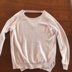 Super cute lavender sweater with cutout!